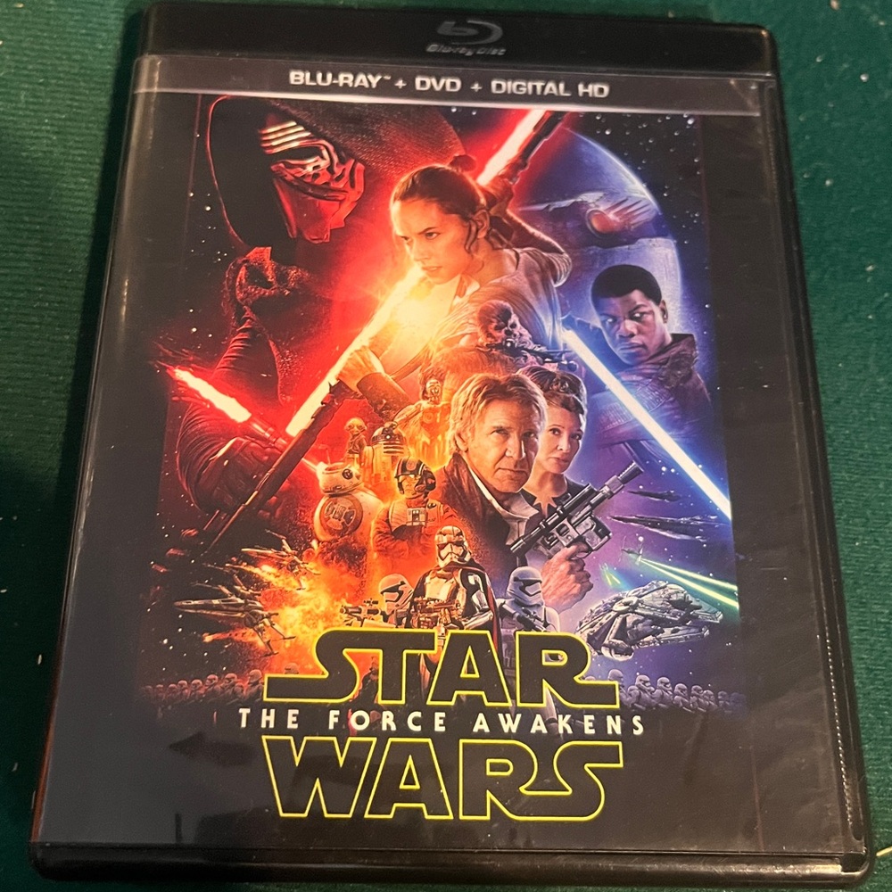 Star Wars The Force Awakens Blu-Ray + DVD movie
